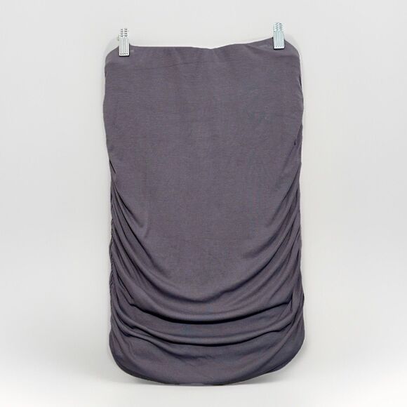 OGL Dresses & Skirts - OGL Gray Ruched Mini Skirt